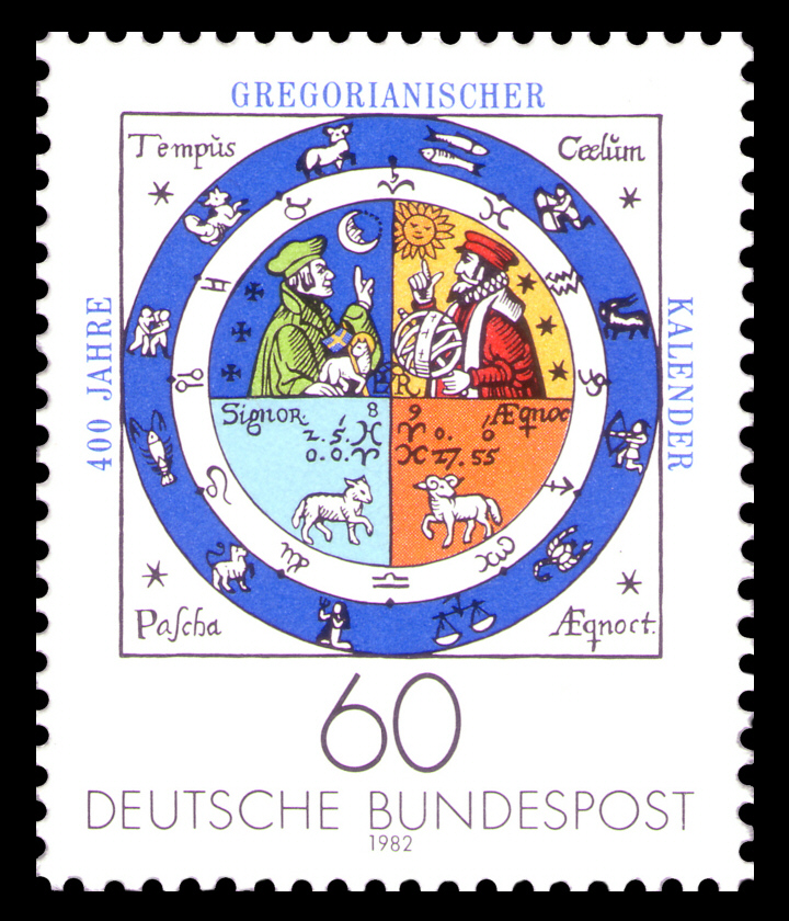 DBP 1982 1155 400 Jahre Gregorianischer Kalender
